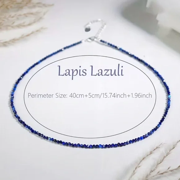 Lapis Lazuli Beaded Choker - Picture 4 of 7